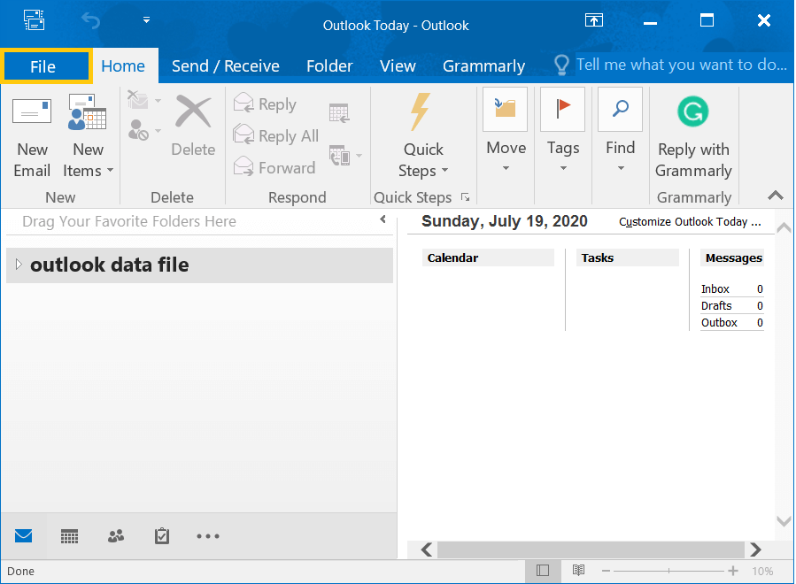 change-outlook-display-pst-outlook